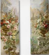 Floral, beautiful classical still life of flowers.099 unknow artist